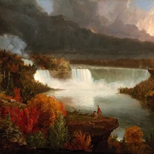 Distant View of Niagara Falls, 1830. Creator: Thomas Cole