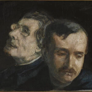 Double portrait of Paul Claudel and Elemir Bourges