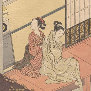 Evening Chime of the Clock (Tokei no bansho), from the series “