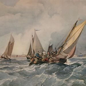The Fishing Smack, 1835. Artist: George Chambers