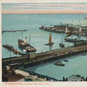 Folkestone. Harbour and New Pier, late 19th-early 20th century