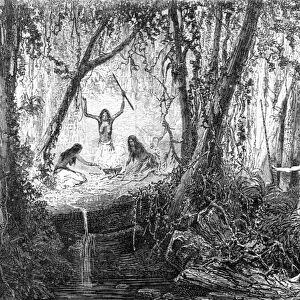 A Forest Festival; A Trip up the Trombetas, 1875. Creator: Unknown