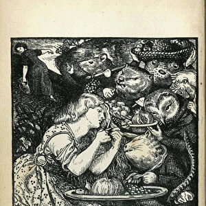 Frontispiece of Goblin Market and Other Poems by Christina Rossetti, 1861-1862. Artist: Rossetti, Dante Gabriel (1828-1882)