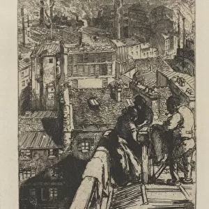 The Gobelin Quarter, 1893. Creator: Auguste Louis Lepere (French, 1849-1918)