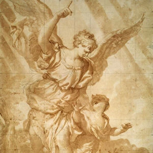 Guardian Angel, 17th century. Artist: Domenico Piola I