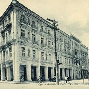 Habana. Hotel Sevilla. Seville Hotel, c1910s. Creator: Unknown