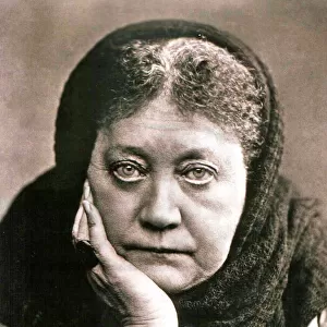 Helena Blavatsky, Russian author and founder of Theosophy, 1889
