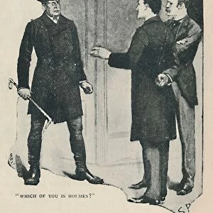 Which Of You Is Holmes?, 1892. Artist: Sidney E Paget