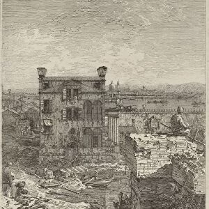The House with the Peristyle, 1741. Creator: Canaletto