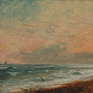 Hove Beach, 1824 to 1828. Creator: John Constable