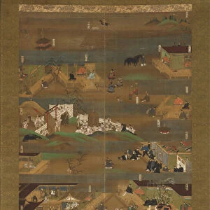 Illustrated Biography of Prince Shotoku (Shotoku Taishi e-den), 14th century. Creator: Unknown