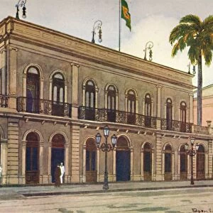 The Itamaraty Palace - the Downing Street of Brazil, 1914. Artist: Edgar L Pattison