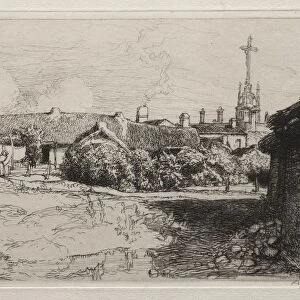 Le Calvaire, St. Jean-de-Mont, 1909. Creator: Auguste Louis Lepere (French, 1849-1918)