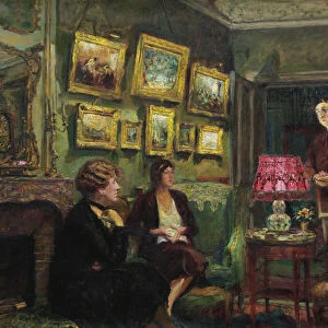 Mme Louise Gillou chez elle (L Accord parfait), 1932-1933