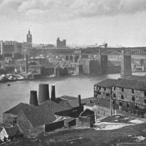 Newcastle-on-Tyne, from the Rabbit Banks, c1900. Artist: M Aunty