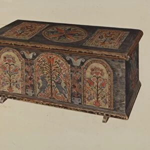 Pa. German Dowry Chest, 1935 / 1942. Creator: Unknown