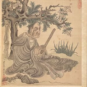 Paintings after Ancient Masters: A Lohan [after Kuan-hsiu], 1598-1652. Creator: Chen Hongshou