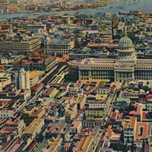 Partial Airview of the City, Havana, Cuba, c1910