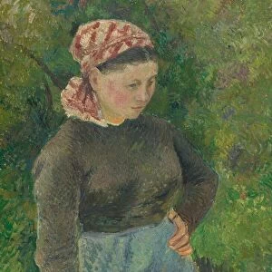 Peasant Woman, 1880. Creator: Camille Pissarro