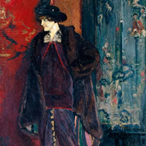 Portrait of Daisy Fellowes, 1912. Creator: Blanche, Jacques-Emile (1861-1942)