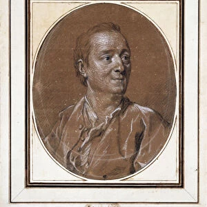Portrait of Denis Diderot (1713-1784), 1767. Creator: Van Loo, Louis Michel (1707-1771)