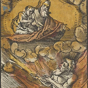 The Rich Man in Hell and the Poor Lazarus in Abrahams Lap, from Das Plenarium, 1517