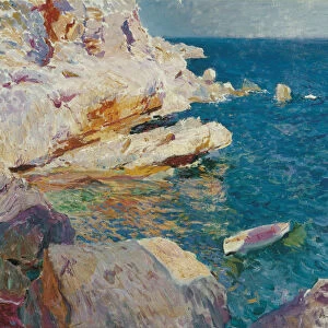 Rock at Javea. Artist: Sorolla y Bastida, Joaquin (1863-1923)