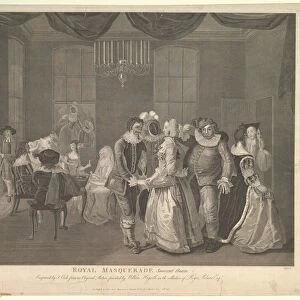 Royal Masquerade Somerset House, October 21, 1805. Creator: Thomas Cook