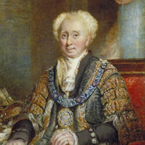 Sir John Cowan, Lord Mayor 1837, 1838(?). Artist: Miss Hibbert