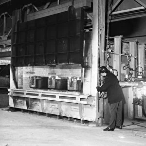 The small ingot furnace, Park Gate Iron & Steel Co, Rotherham, South Yorkshire, 1964