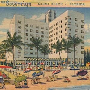 The Sovereign. Miami Beach, Florida, c1940s