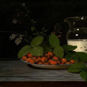 Strawberries and Cream, 1816. Creator: Raphaelle Peale