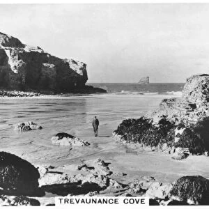 Trevaunance Cove, Cornwall Coast, 1937