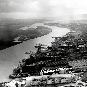 John Browns Shipyard, Clydebank, 1957