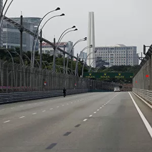Formula One World Championship, Rd14, Singapore Grand Prix, Marina Bay Street Circuit, Singapore, Preparations, Thursday 18 September 2014