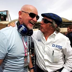 Formula One World Championship: Sir Tom Hunter Founding partner of West Coast Capital with Sir Jackie Stewart