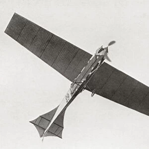Arthur Lathams Monoplane In The Air In 1909. Arthur Charles Hubert Latham, 1883 A