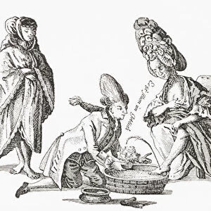 Bloodletting In The 18th Century. From Illustrierte Sittengeschichte Vom Mittelalter Bis Zur Gegenwart By Eduard Fuchs, Published 1909