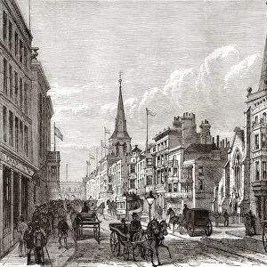 High Street, Southampton, Hampshire, England In The Late 19Th Century. From Our Own Country Published 1898