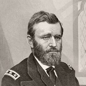 Ulysses S. Grant, 1822 To 1885. Union General In American Civil War And 18Th President Of The United States 1869 To 1877. From A 19Th Century Illustration