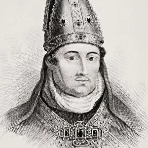 William Of Wykeham 1320-1404 Bishop Of Winchester Chancellor Of England Founder Of Winchester College And Of New College Oxford From Old Englands Worthies By Lord Brougham And Others Published London Circa 1880 s
