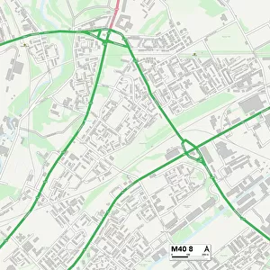 Manchester M40 8 Map