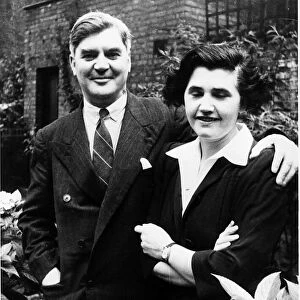 Aneurin Bevan Labour MP and unidentified female companion 1945 Nye Bevan