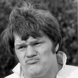 England Rugby Union captain Fran Cotton. 18th March 1978