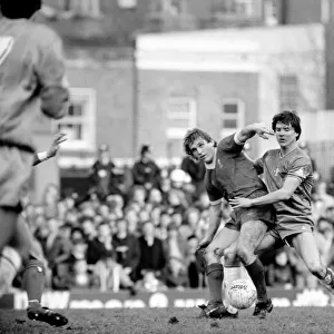 F. A Cup Football. Chelsea 2 v. Liverpool 0 February 1982 LF08-29-073