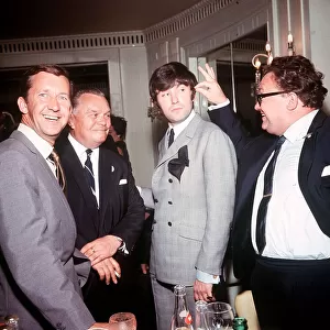 Norman Vaughan Billy Butlin Harry Secombe and Jimmy Tarbuck at the Variety club ladies