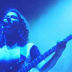 The Pixies on stage at Reading Festival 1990 Kim Deal bass player