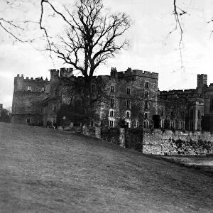 Raby Castle in County Durham. 26th February 1935