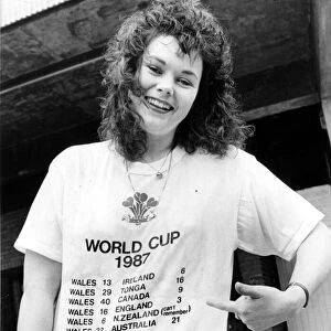 Sport - Rugby - World Cup 1987 - Here it is, the definitive Welsh World Cup tee-shirt