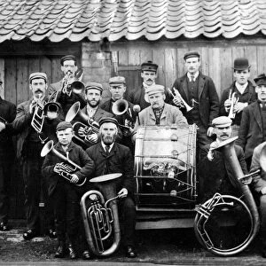 The Wingate Colliery Band in 1890